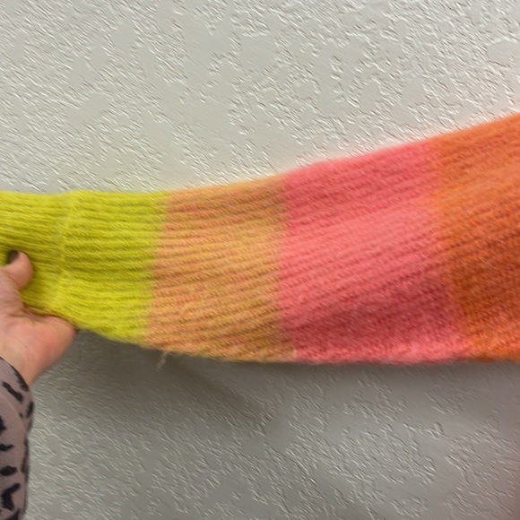 Free People Cozy Wool Blend Sweater in Autumn Sky XS - Picture 6 of 12